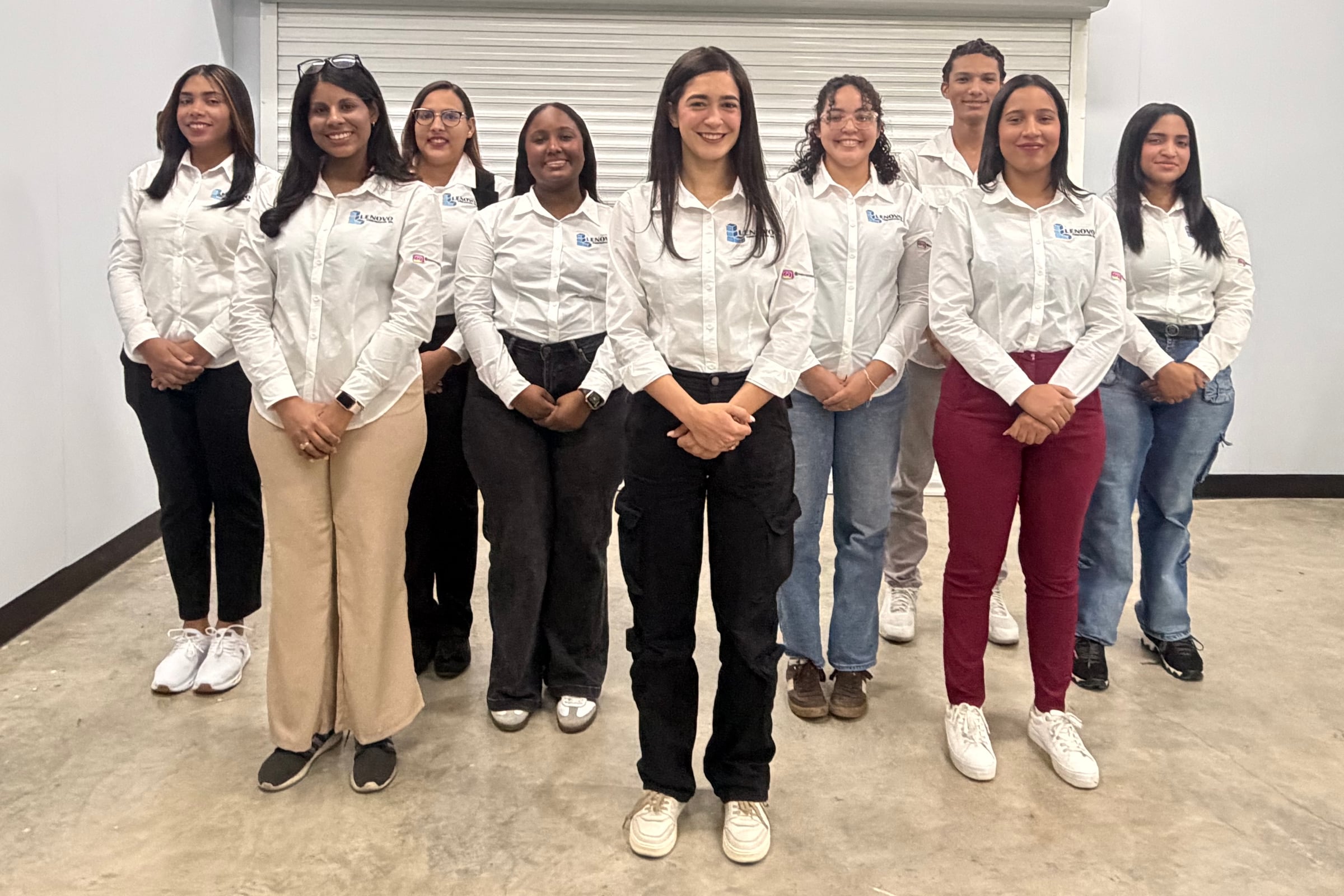 Equipo del taller de diseño de Lenovo Construcción
